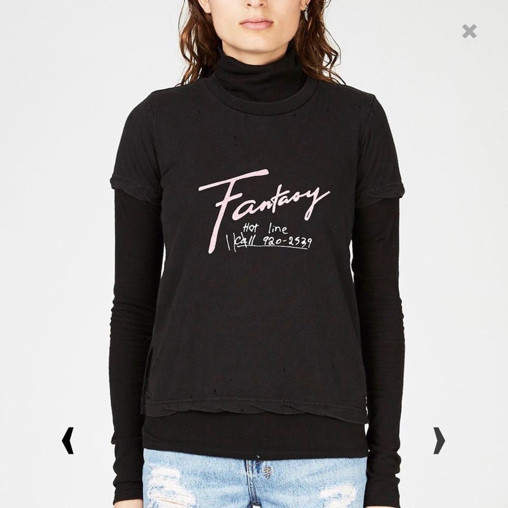 KSUBI Fantasy cotton jersey T-shirt sz S black